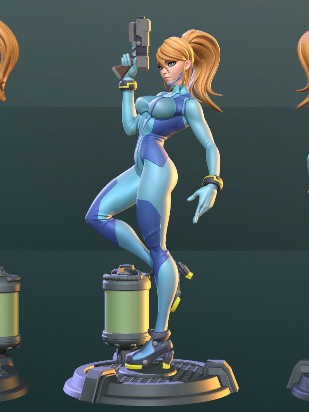 Samus Aran Zero Suit from Metroid Resin Statue Part Kit